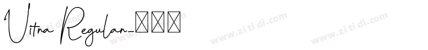 Uitra Regular字体转换